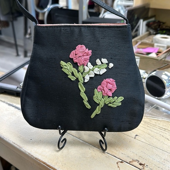 RAFE New York Vintage Embroidered Silk Handbag - Picture 2 of 9